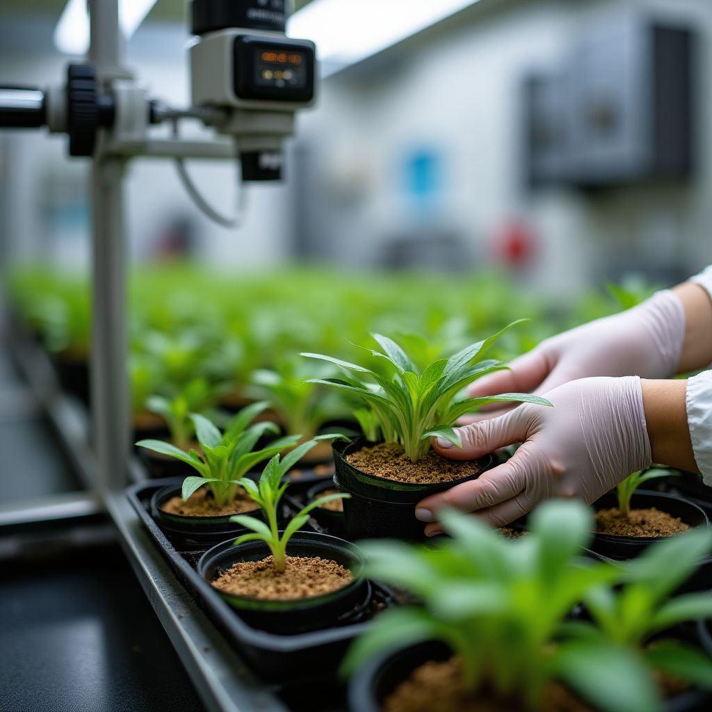 Native plant propagation in our nursery